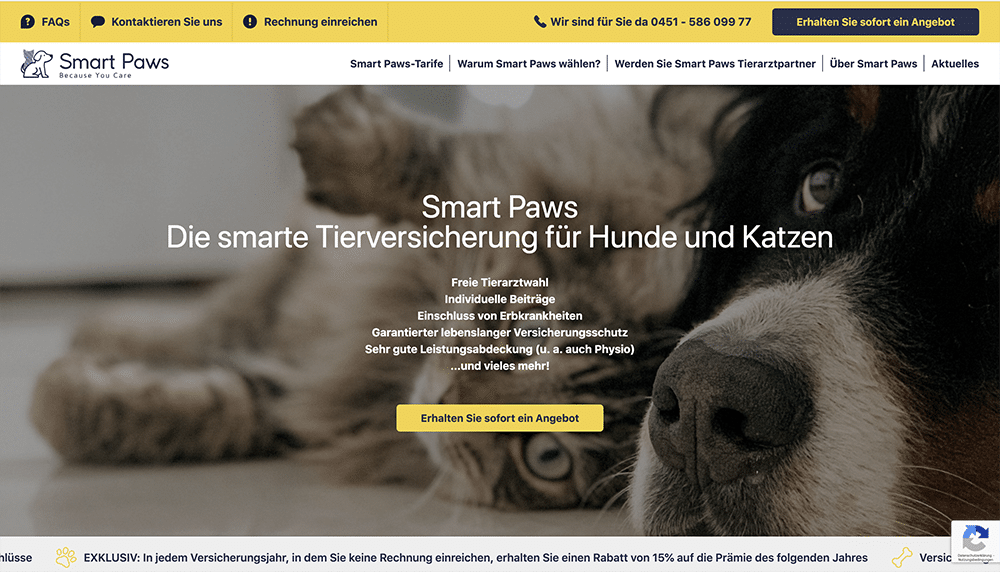 Smart Paws GmbH Tierversicherung