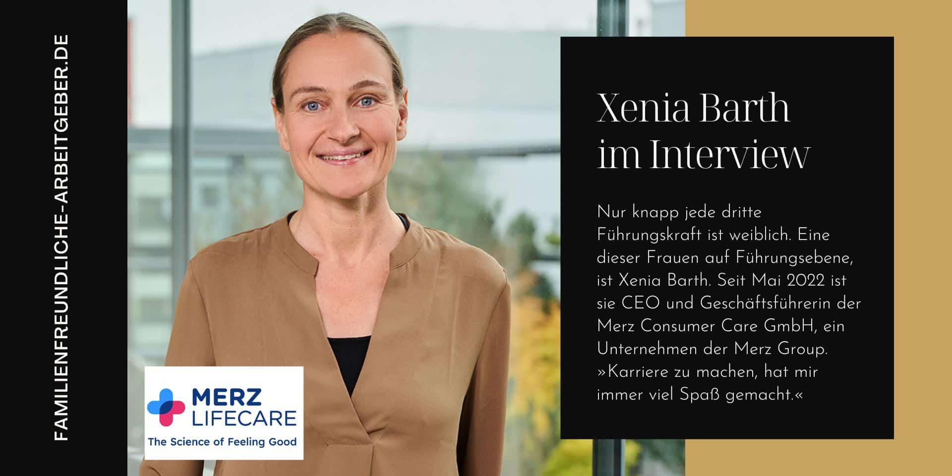 Familienfreundliche Arbeitgeber - Xenia Barth - Interview - Merz Lifecare